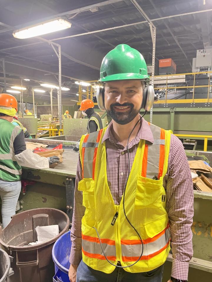 Delegate Nawrocki touring a Baltimore County industrial facility